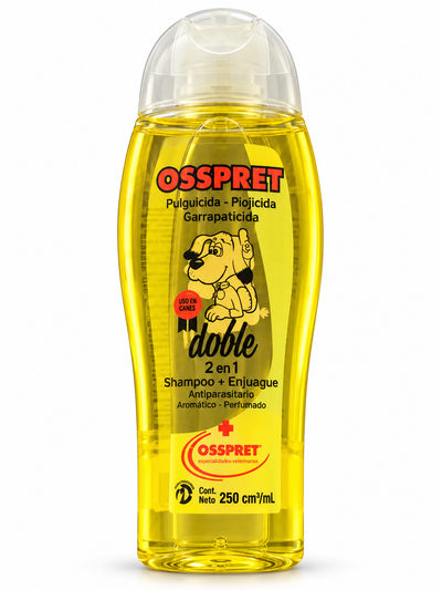 Osspret Shampoo - Antiparasitario Doble 250 ml
