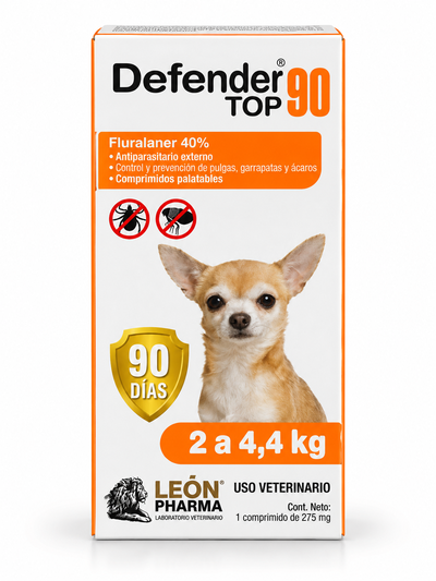 Defender TOP 90 Perros 2-4,4 kg — 90 días