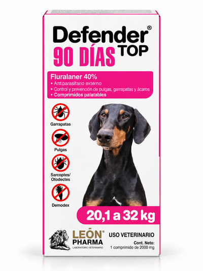 Defender TOP 90 Perros 20,1-32 kg — 90 días
