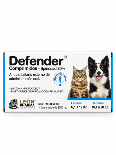 Defender Spinosad 30 % Perros 10,1-20 kg