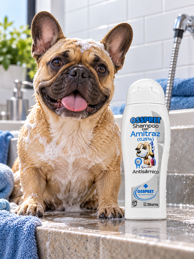 Osspret Shampoo - Amitraz Antisárnico 250 ml