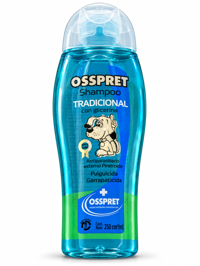 Osspret Shampoo - Glicerina Antiparasitario 250 ml