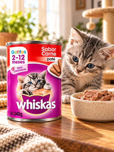 Whiskas Gatitos - Paté Sabor Carne