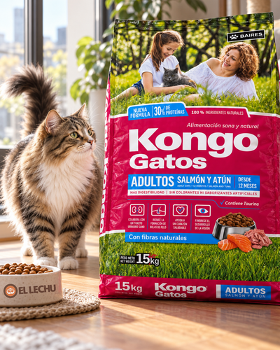 Kongo Adultos Salmón y Atún 15kg