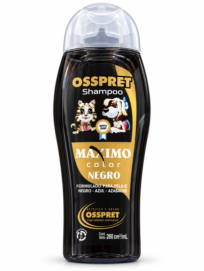 Osspret Shampoo - Máximo Color Negro 260 ml