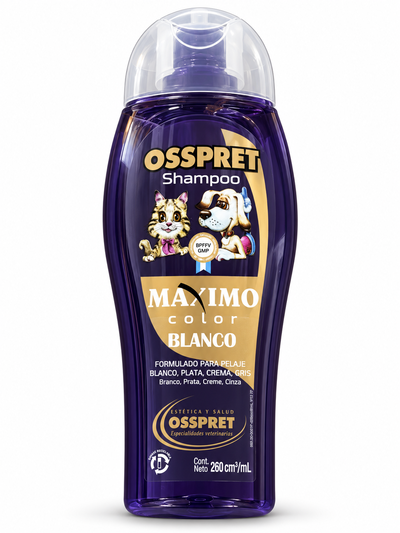 Osspret Shampoo - Máximo Color Blanco 260 ml