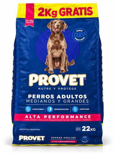 Provet Adultos Mordida Grande 22kg