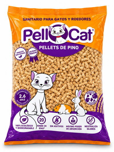 PellCat Pellets de Pino 2,6 dm³