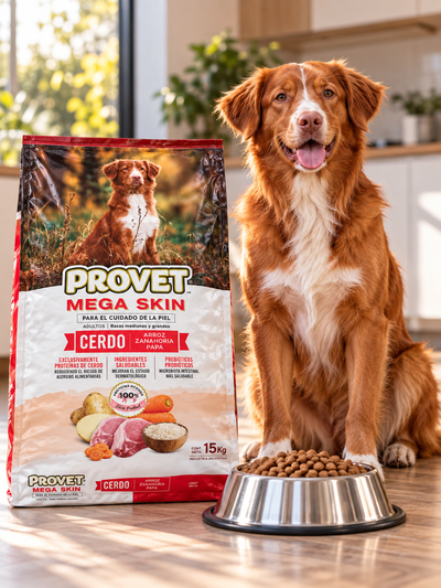 Provet Adultos Mega Skin Cerdo 15kg