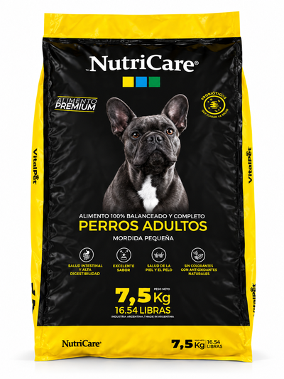 NutriCare Adultos Mordida Pequeña 7,5kg