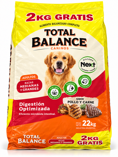 Total Balance Adultos Medianas y Grandes 22 kg