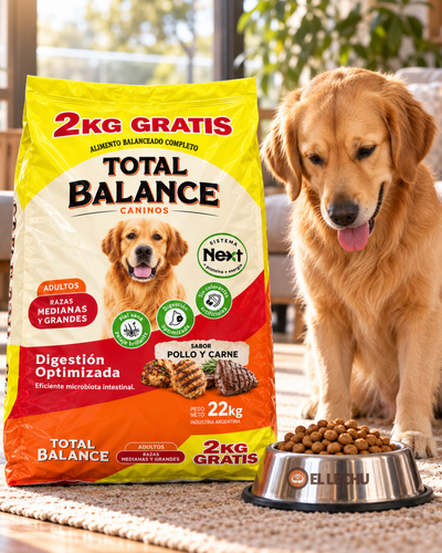 Total Balance Adultos Medianas y Grandes 22 kg