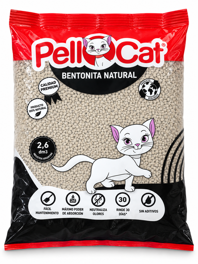 PellCat Bentonita Natural 2,6 dm³