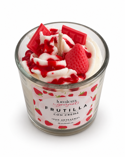 Frutilla con crema