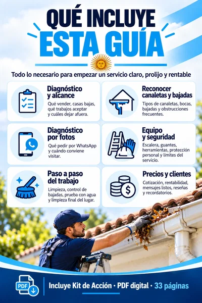 Limpieza de Canaletas para Casas Bajas