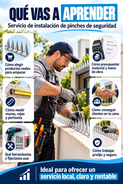 Instalación de Pinches de Seguridad
