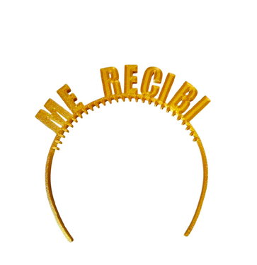 VINCHAS "ME RECIBÍ" DORADA