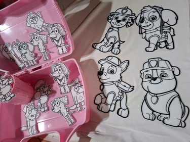 Placas para pintar x 6