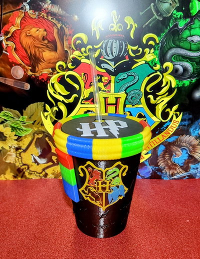 Vaso Milkshake Casa Harry Potter