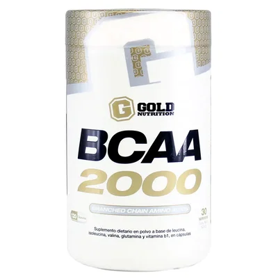 Aminoácidos BCAA Gold Nutrition 2000