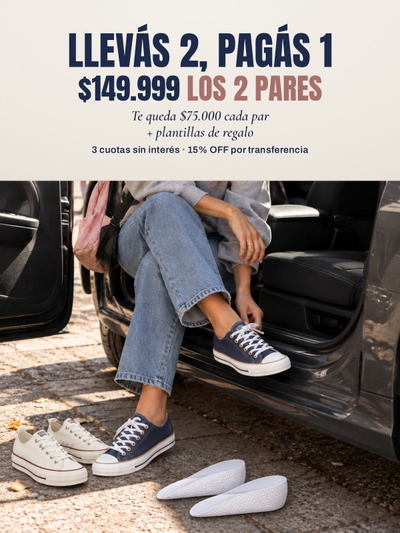 All Star Azul Marino 2x1