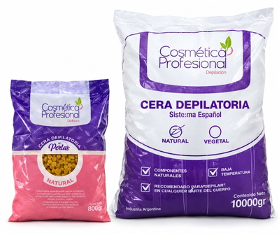 Cera Depilatoria Perlas Natural