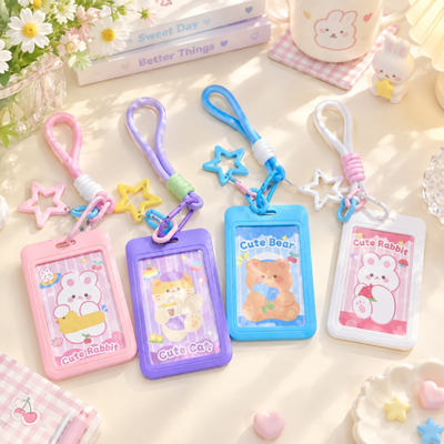 Tarjetero pastel surtido x 12pcs