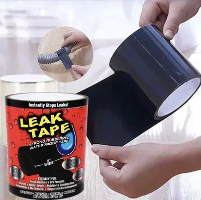 Cinta Impermeable Baño Cocina Leak Tape Super Resistente Tubería