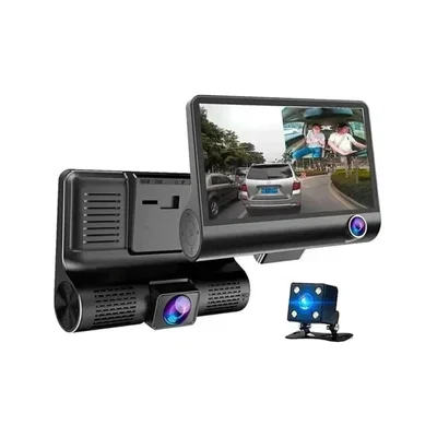 Video camara c/pantalla p/auto 3 camaras