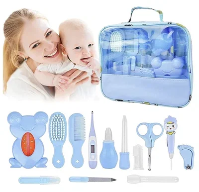 Set de Higiene y Aseo Para Bebés Portátil 13 piezas Termometro