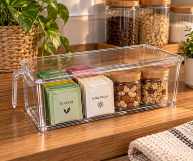 Organizador multiuso con tapa(Varias medidas a elección)