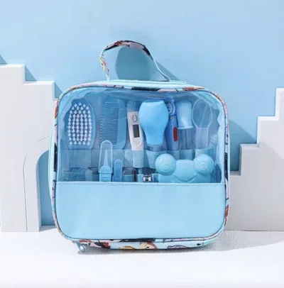 Set de Higiene y Aseo Para Bebés Portátil 13 piezas Termometro