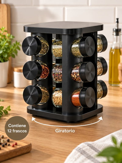 Especiero giratorio 12 condimentos