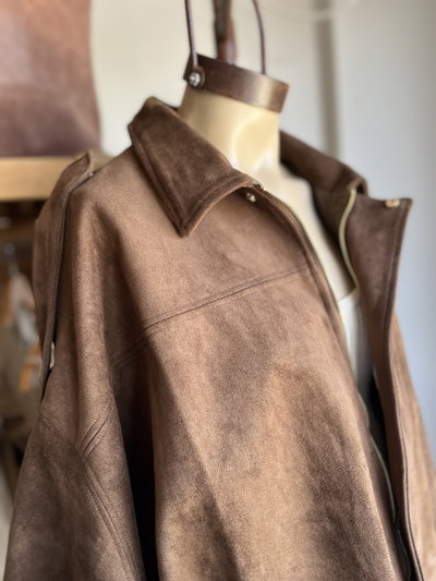 Chaqueta gamuza CHOCOLATE
