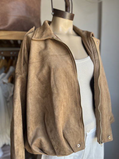 Chaqueta gamuza CAMEL