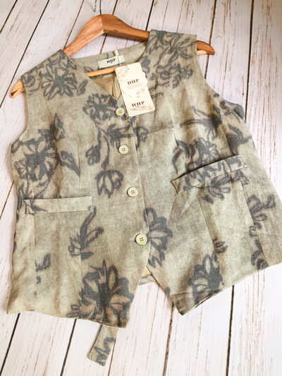 conjunto Natalia T.M  chaleco+palazo