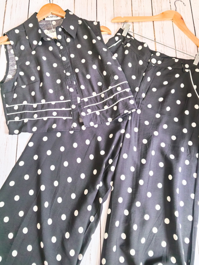 conjunto Tandy T.M chaleco+palazo