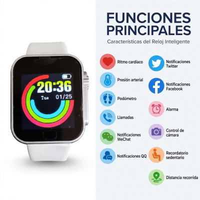 Smartwatch Ultra Blanco Bluetooth Notificaciones Y Mucho Más