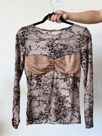 Top Encaje Nude