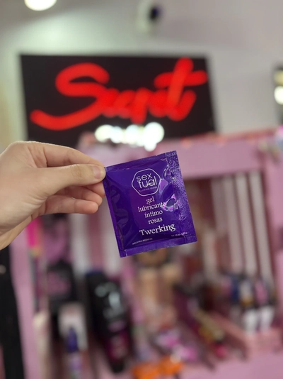 Gel lubricante natural en sachet anal Rosas x10ml Sextual