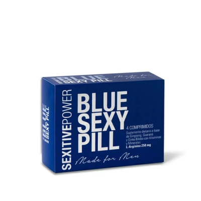 SEXY PILL BLUE - 4 Cápsulas