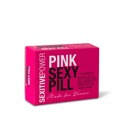 SEXY PILL PINK - 4 Cápsulas