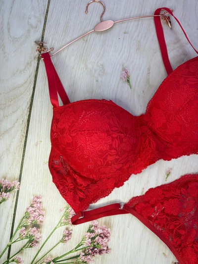 CONJUNTO ENCAJE FLORES NATUBEL
