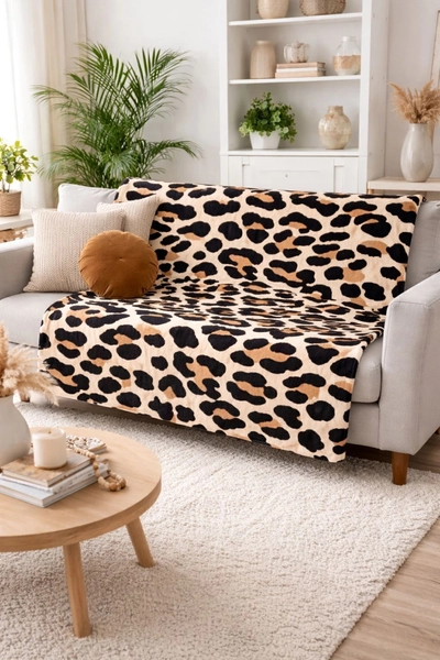 MANTA DE POLAR SOFT ANIMAL PRINT 1,50 X 1,50