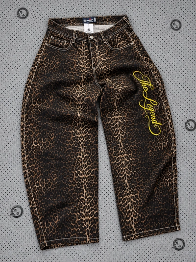 JEAN BAGGY ANIMAL PRINT THE LEGEND