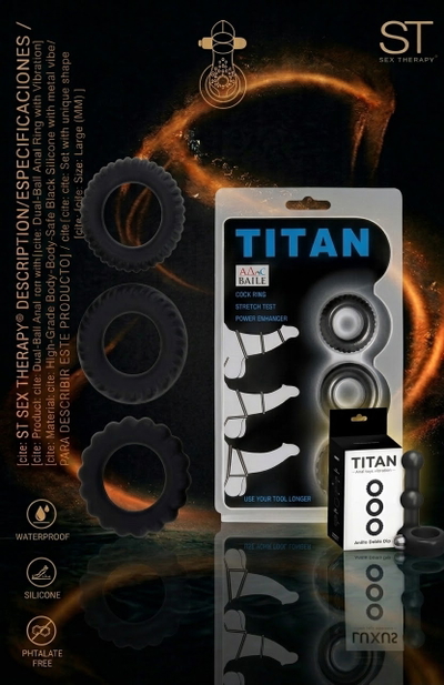 Set Black Rings Titan