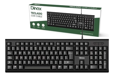 TECLADO CON CABLE DINAX 
