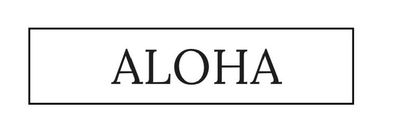 Logo Aloha indumentaria 