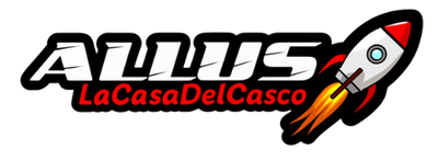 Logo allus cascos motos
