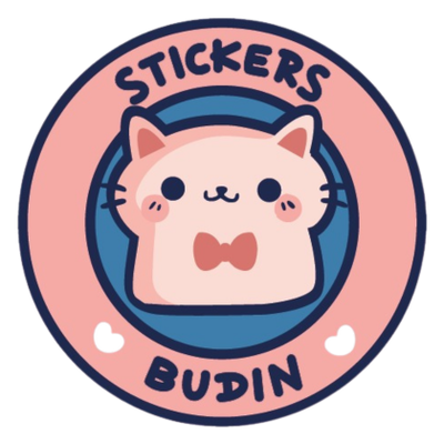 Logo Stickers Budin
